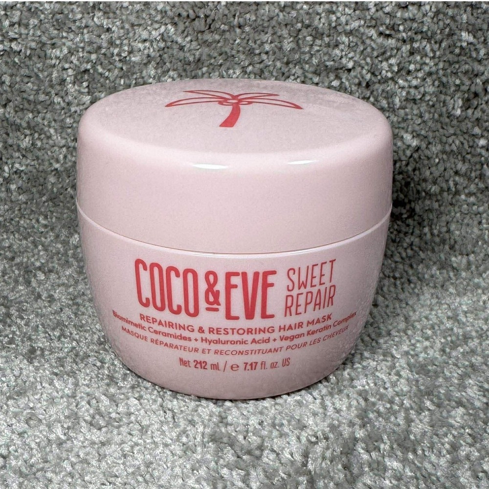 Coco & Eve Sweet Repair Hair Mask Pink Restoring Damaged Hair 212ml 7.17oz